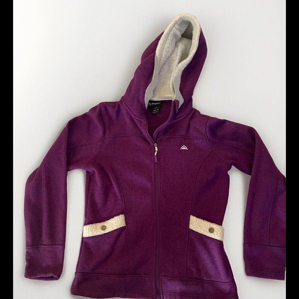 Snozu Performance Womens Hooded Jacket Size Medium Purple